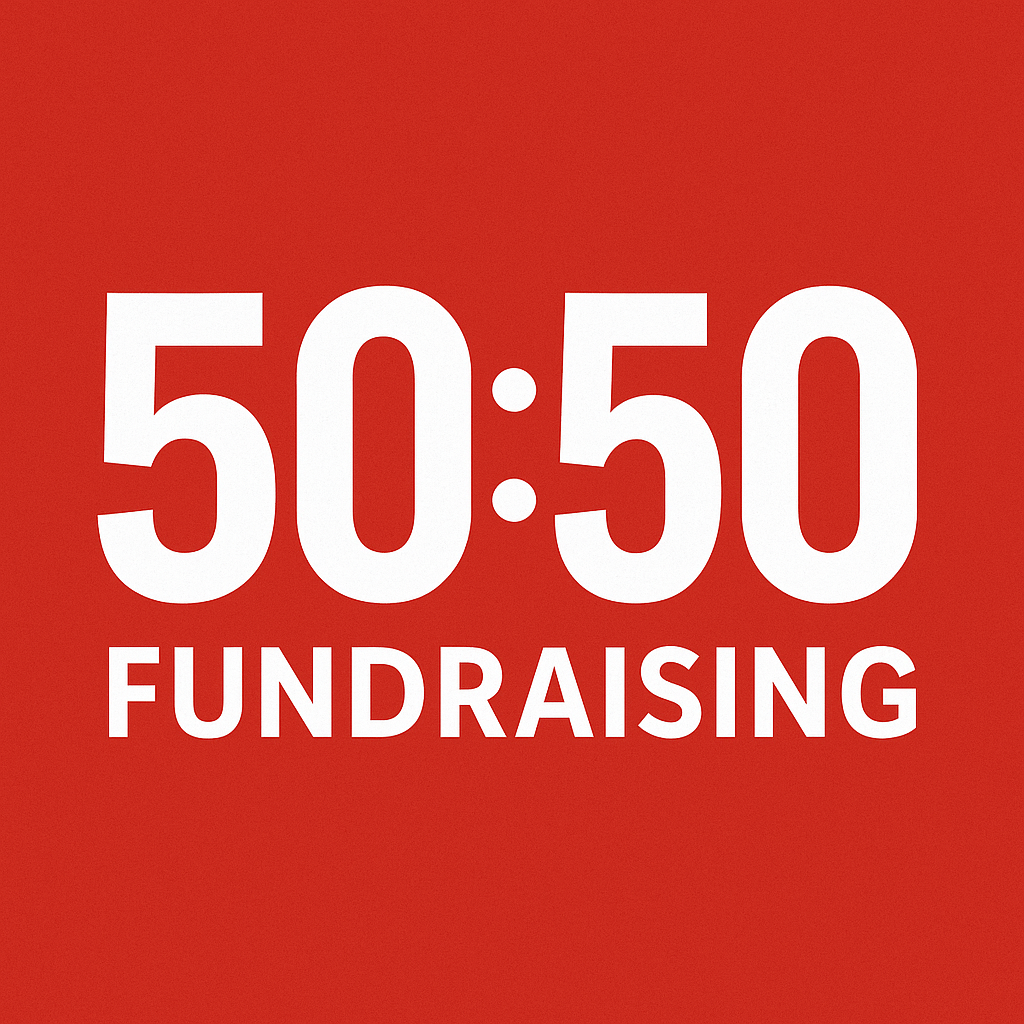 50:50 Fundraising Game
